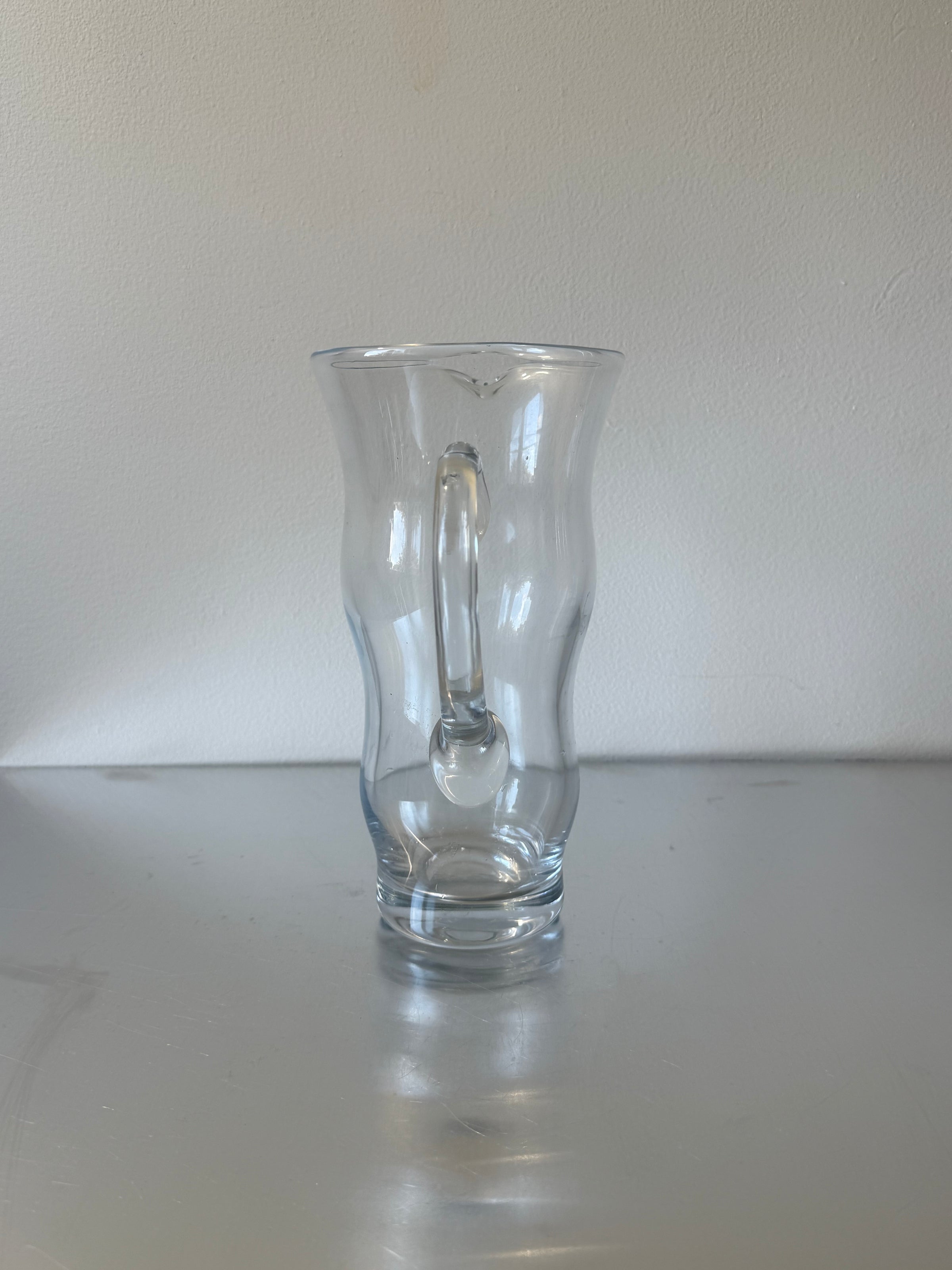 Curved Glass Carafe