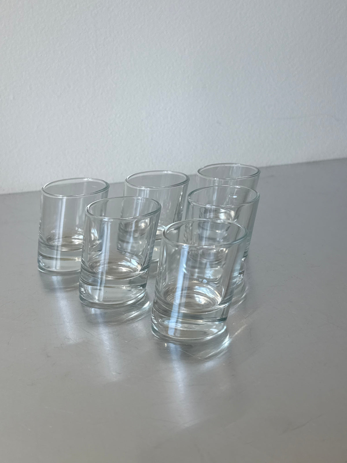 Set of 6 Borgonovo Pisa Italian Shooter Glasses