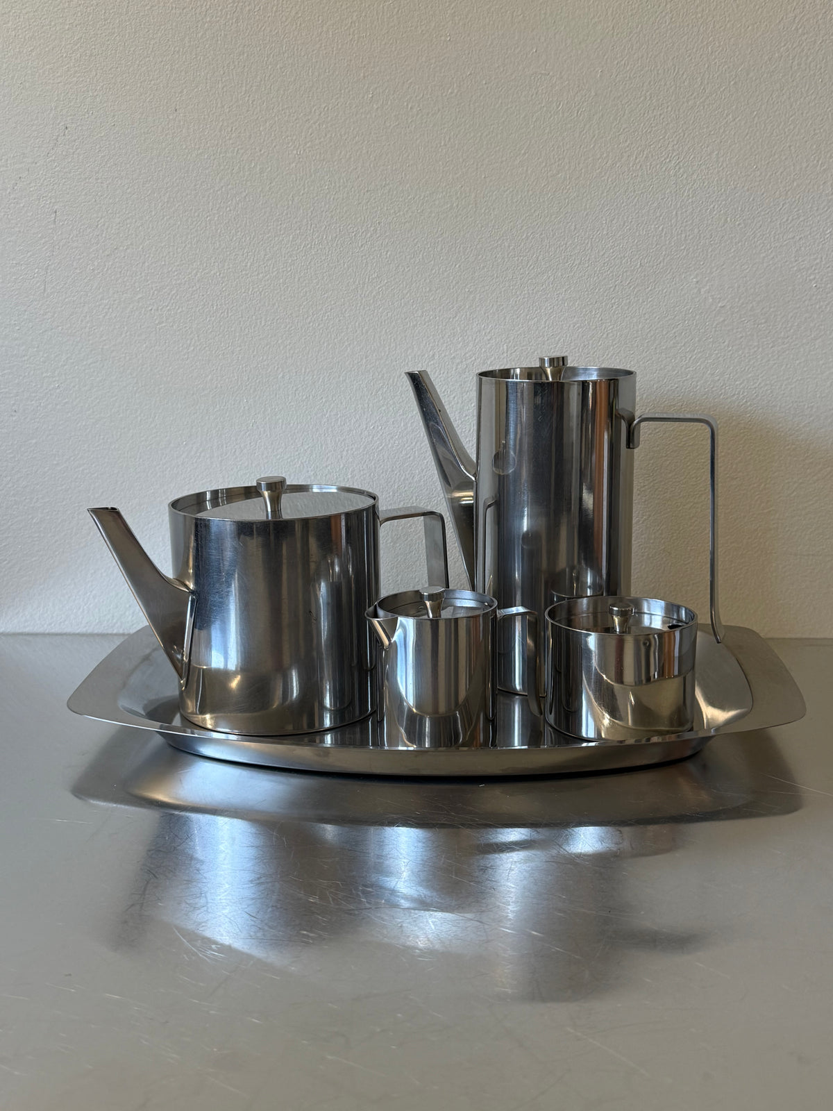 Modernist Stainless Coffee Set