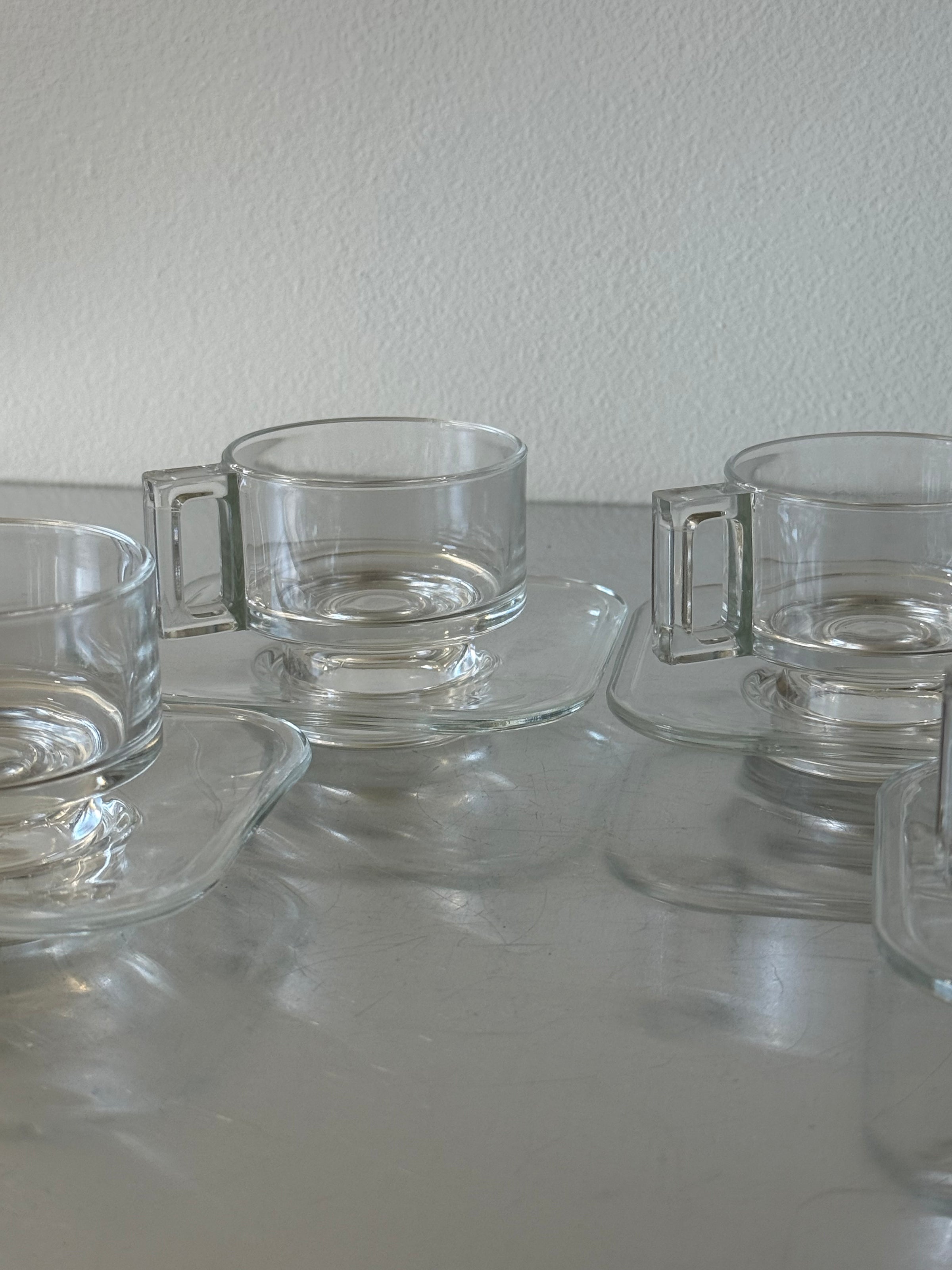 Set of 4 espresso cups by Joe Colombo