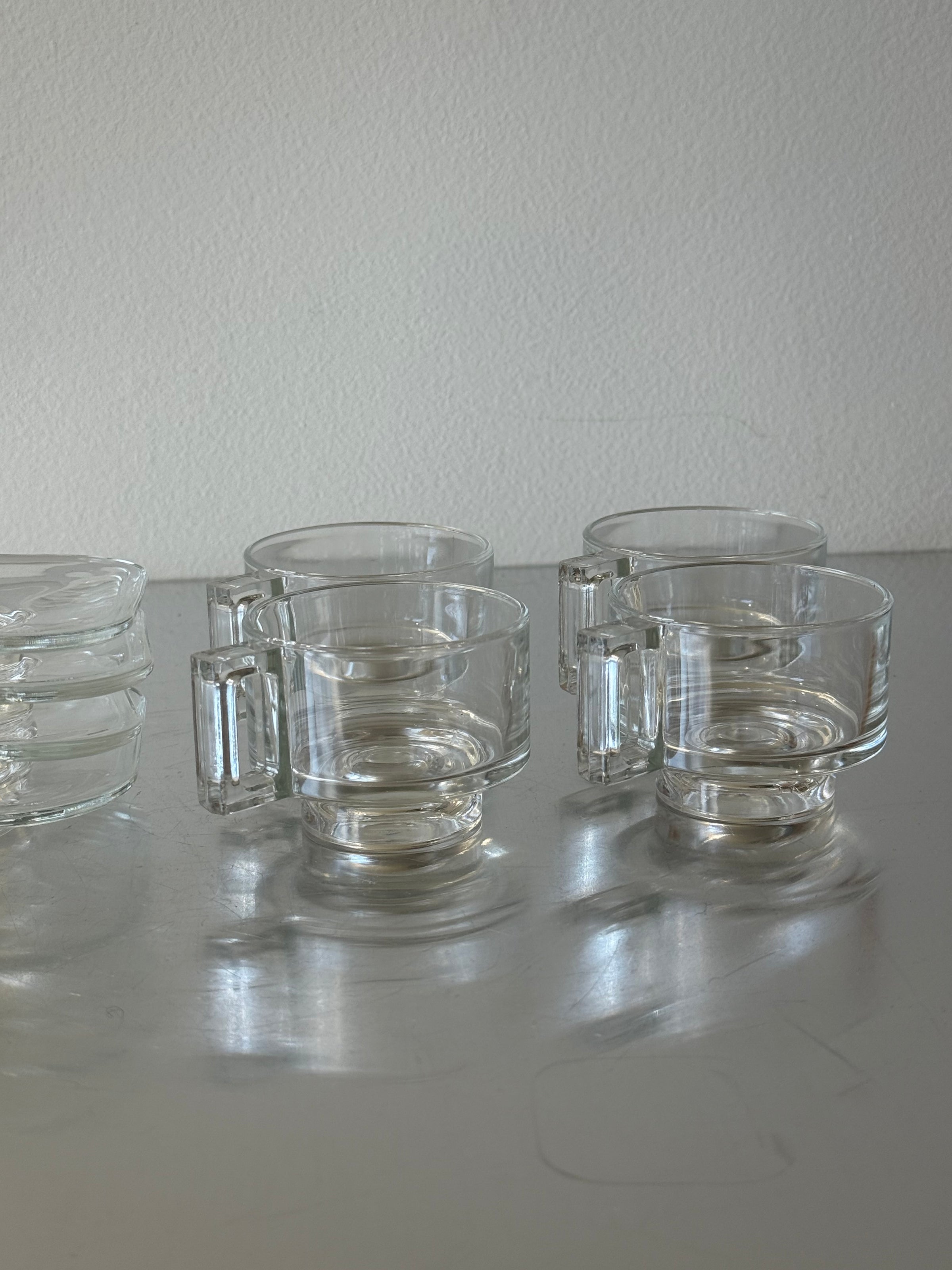 Set of 4 espresso cups by Joe Colombo
