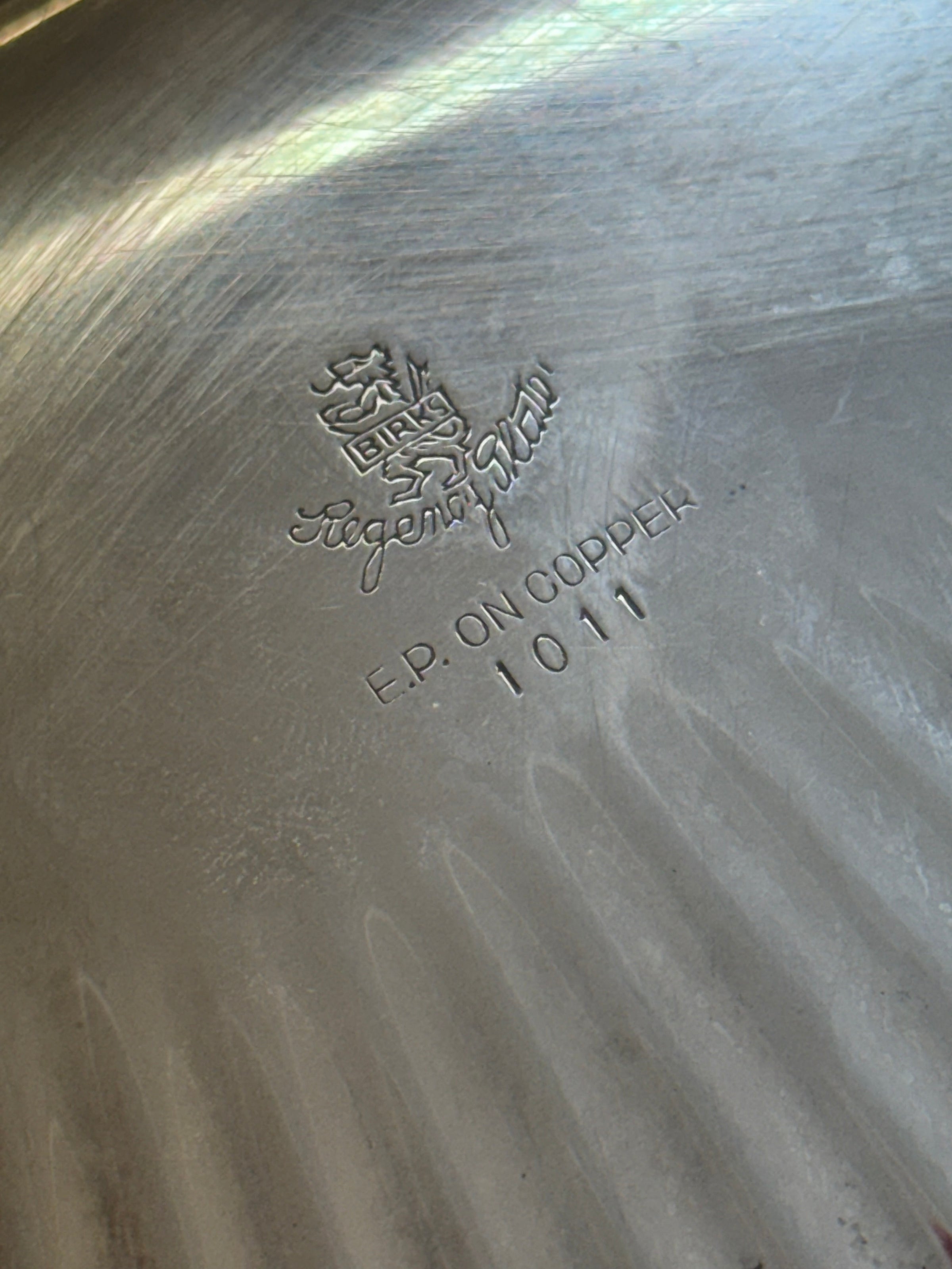 Birks Sterling Silver Footed Scalloped Shell Dish