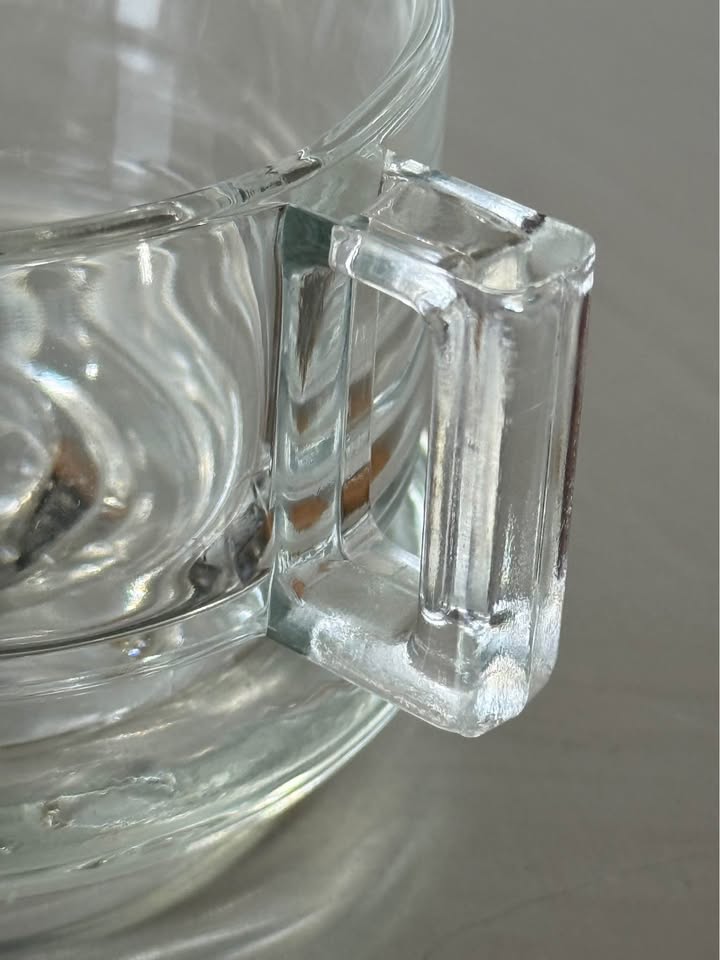 Set of 3 Vintage Espresso Glasses Joe Colombo Arno Series