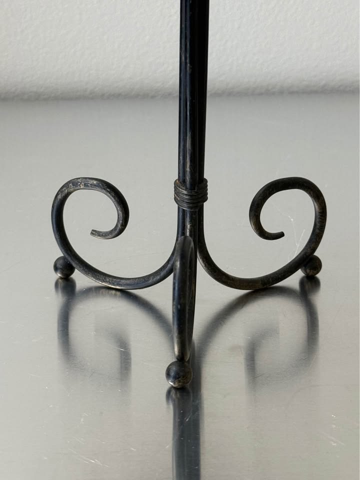 Vintage Chandelier Iron Centerpiece Lamp