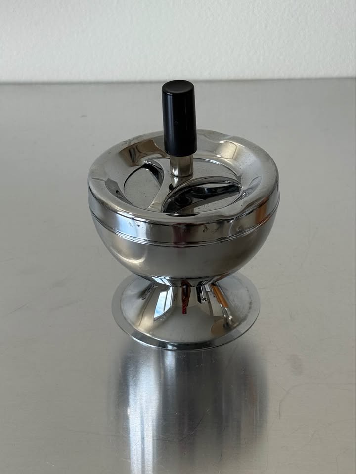 Vintage Chrome Ashtray