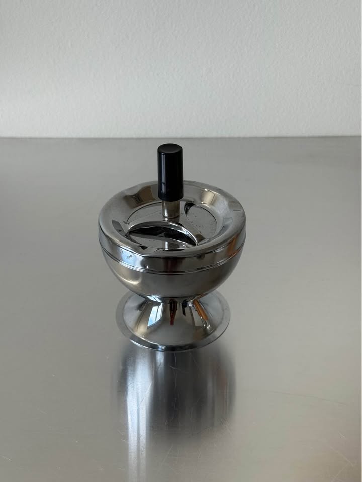 Vintage Chrome Ashtray