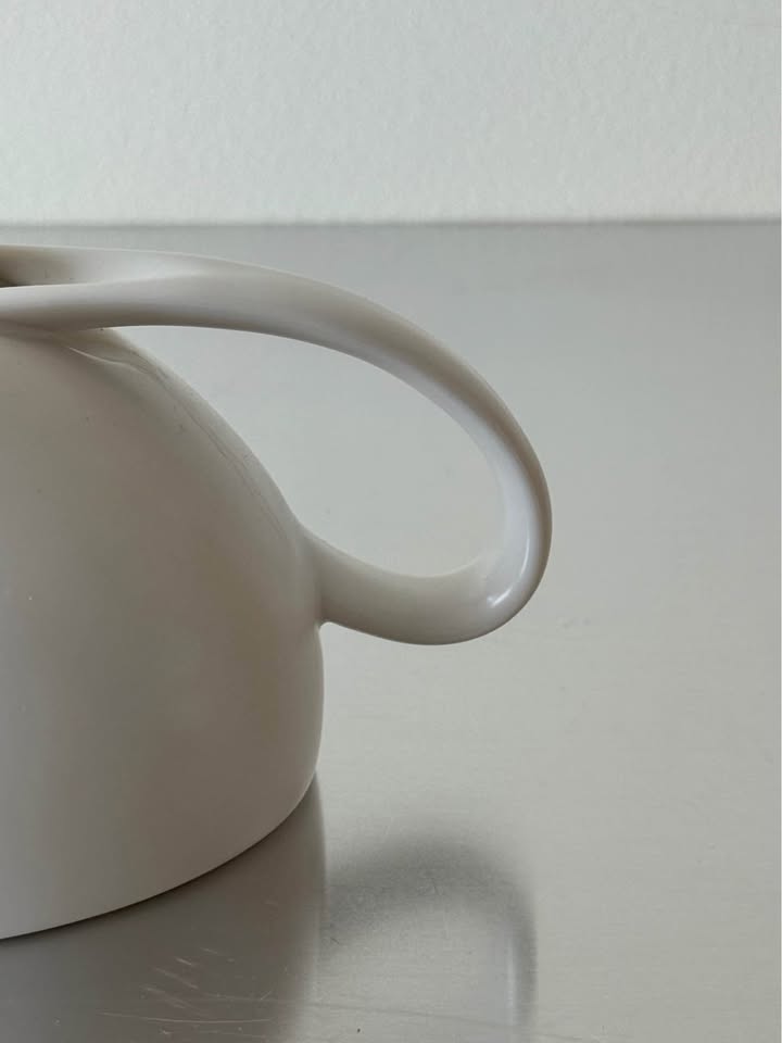 Vintage Modern Porcelain Tea Pot