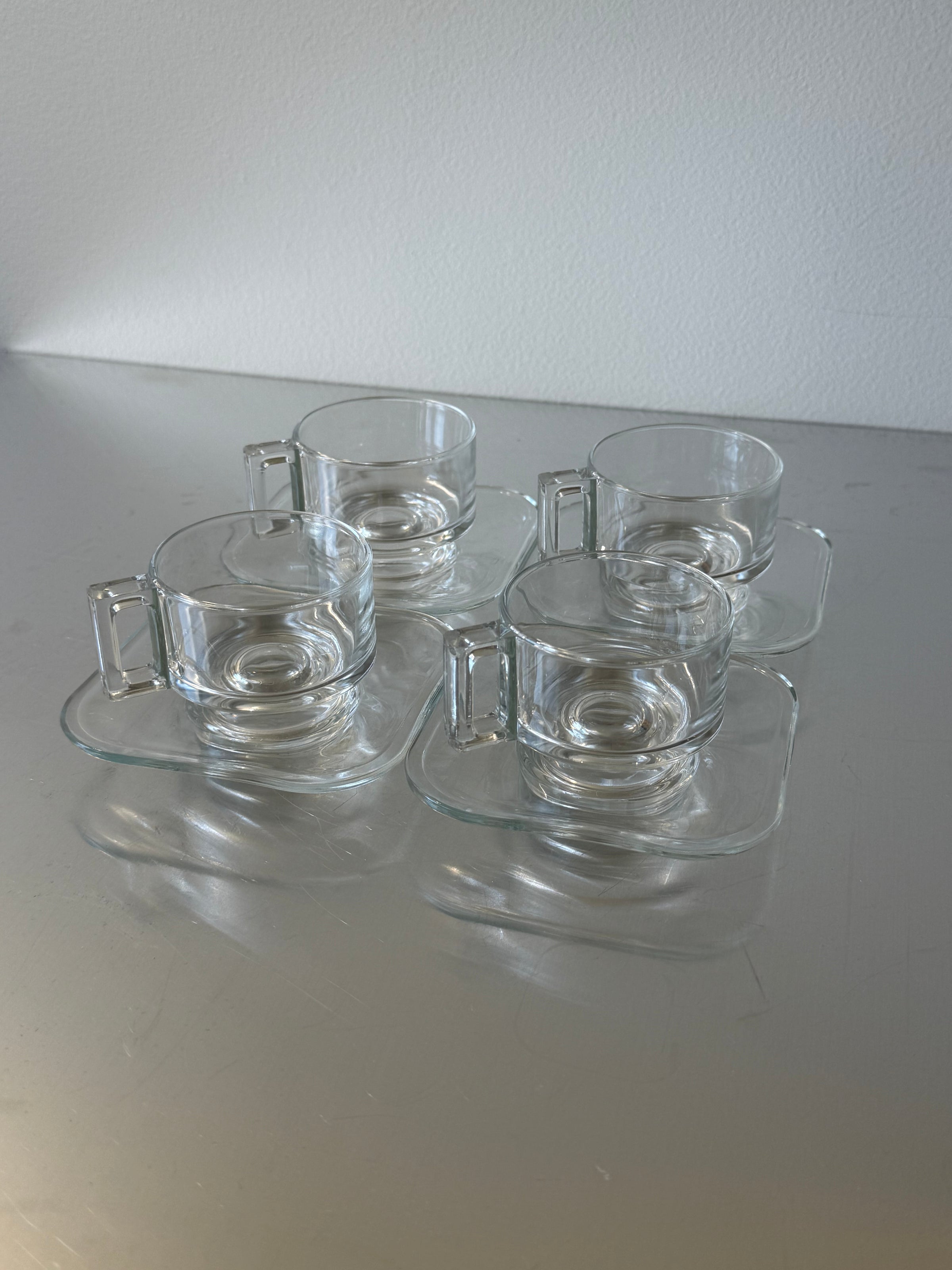 Set of 4 espresso cups by Joe Colombo