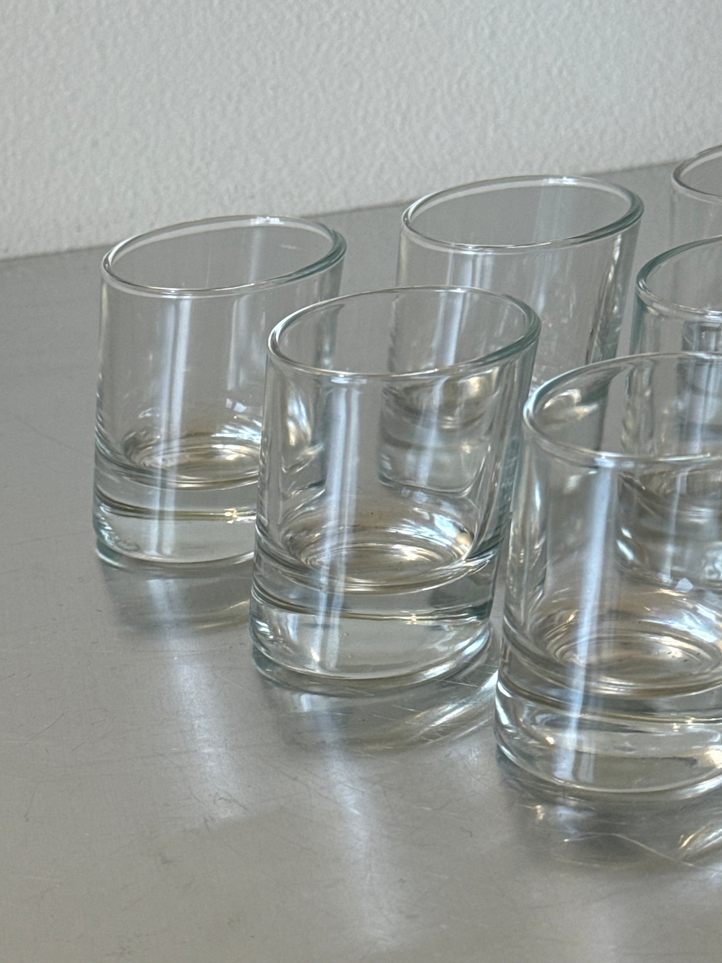 Set of 6 Borgonovo Pisa Italian Shooter Glasses