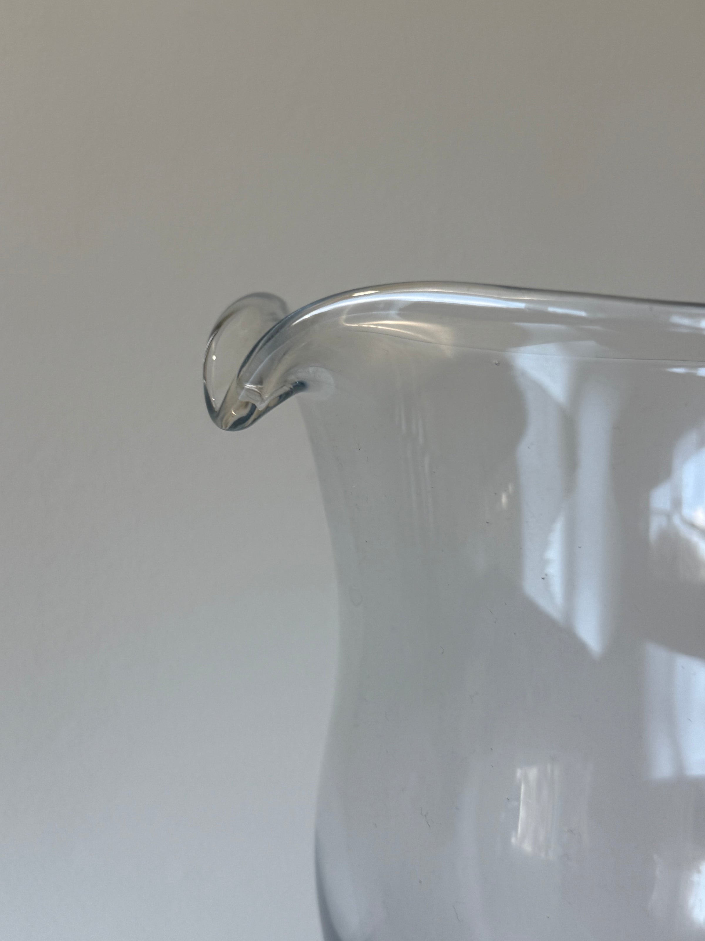 Curved Glass Carafe