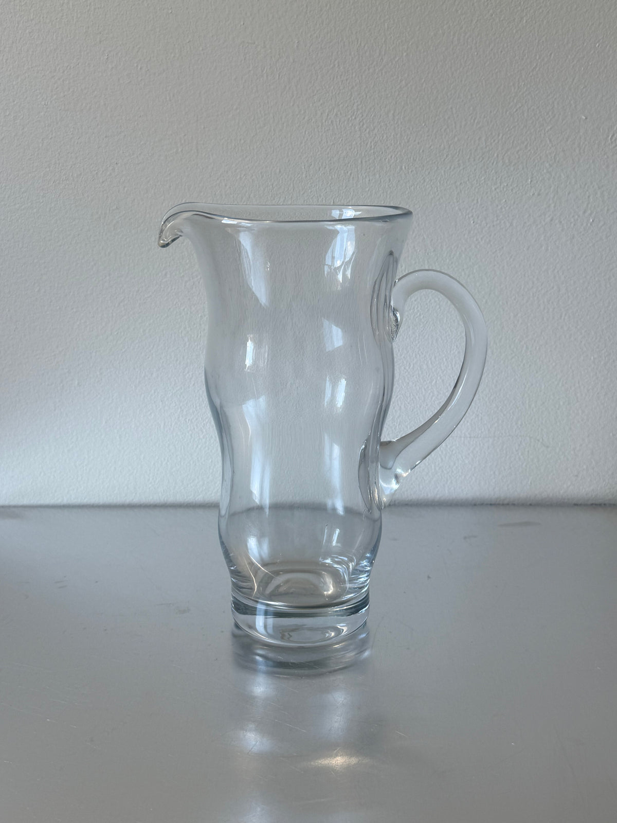 Curved Glass Carafe