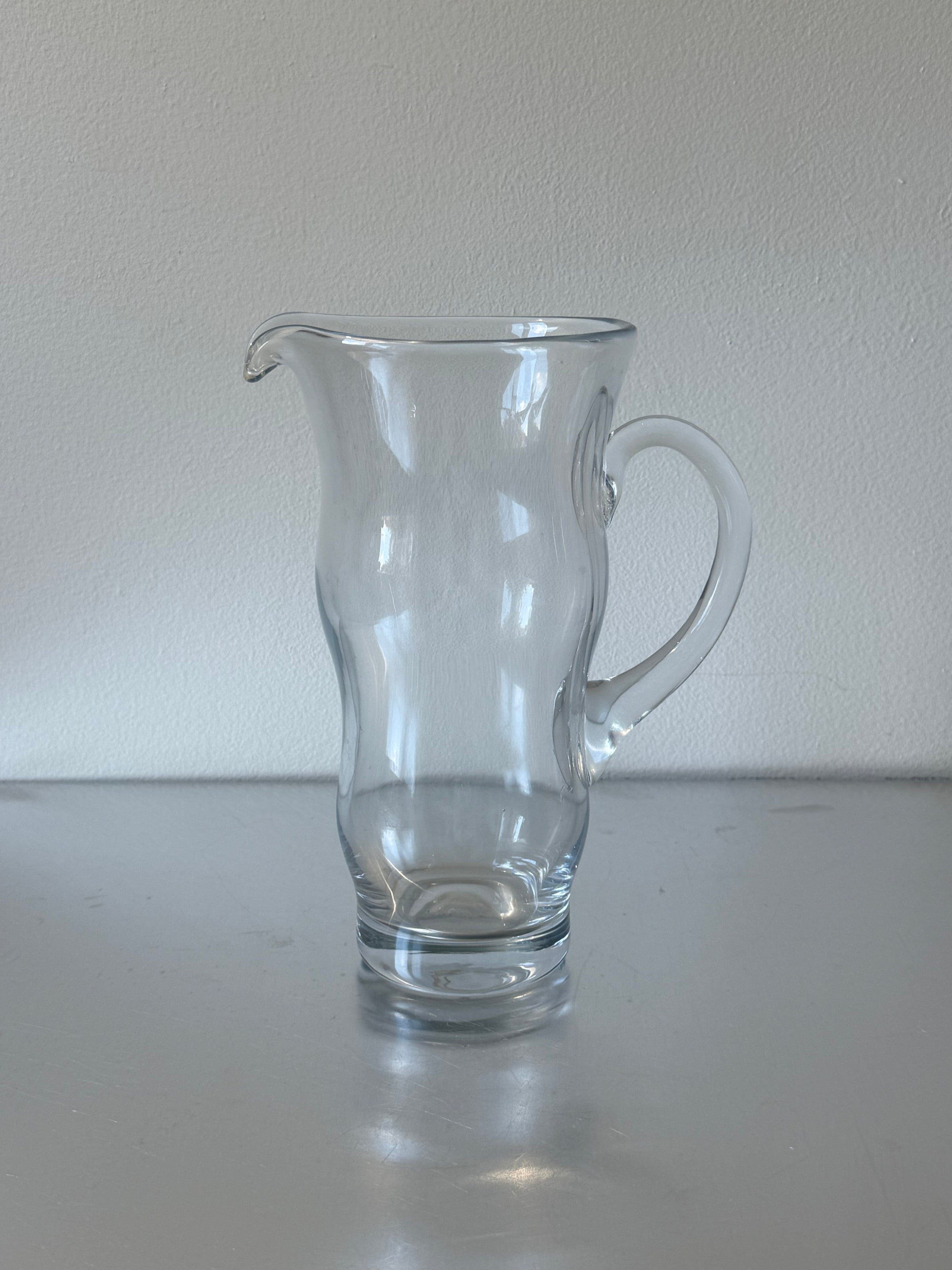 Curved Glass Carafe