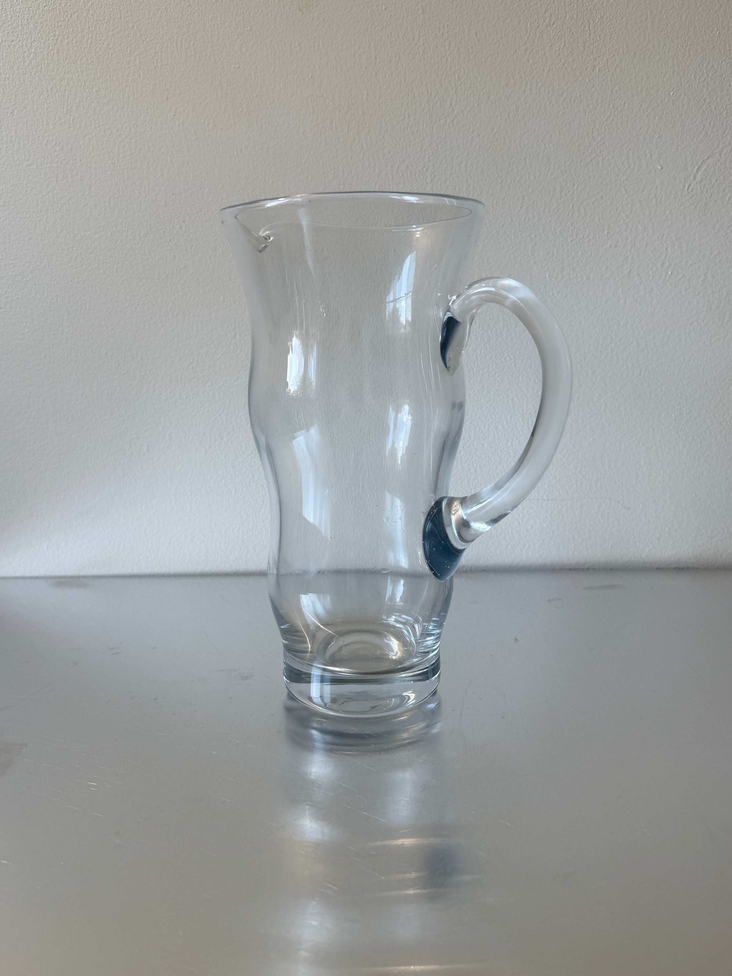 Curved Glass Carafe