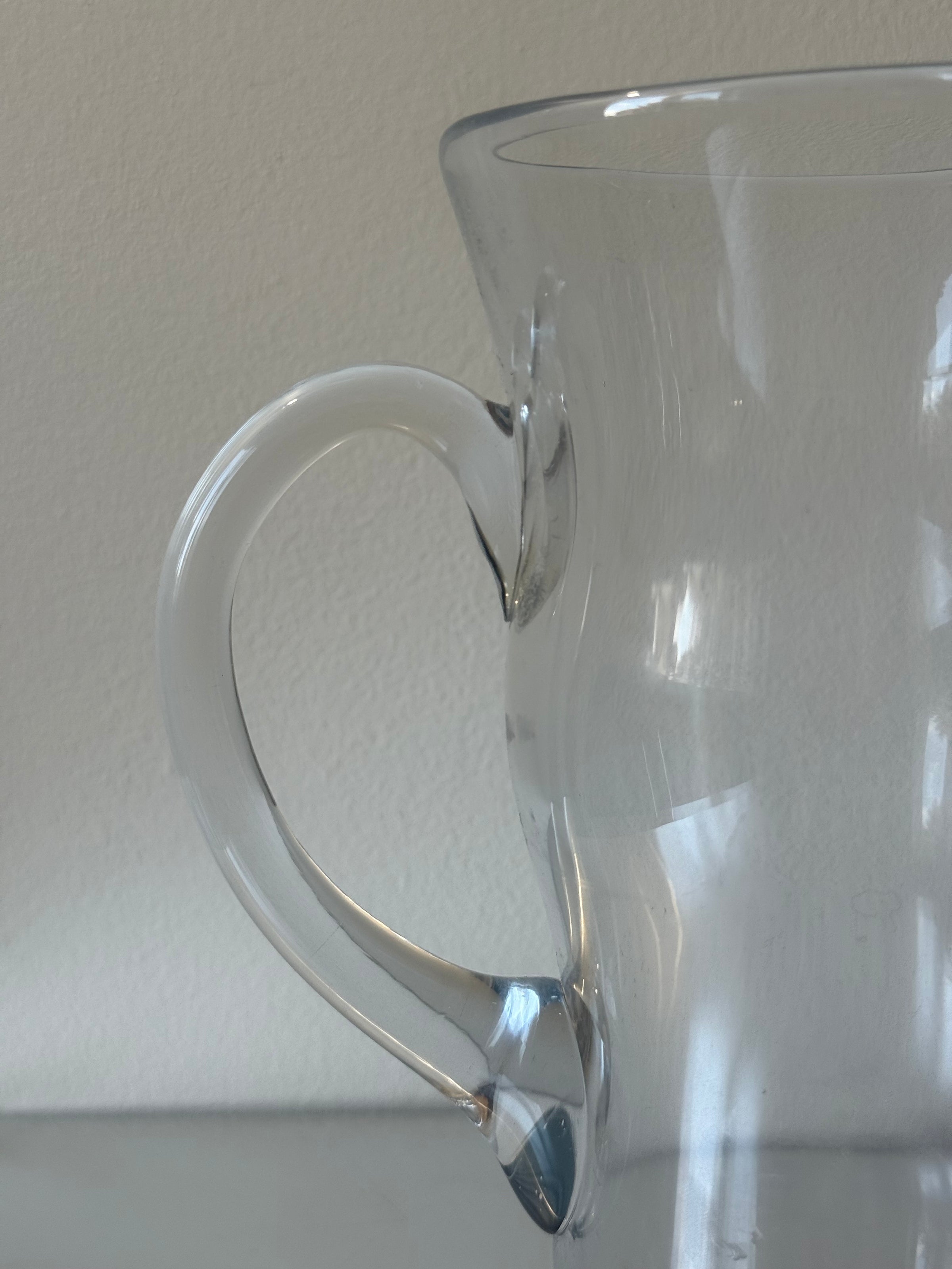 Curved Glass Carafe
