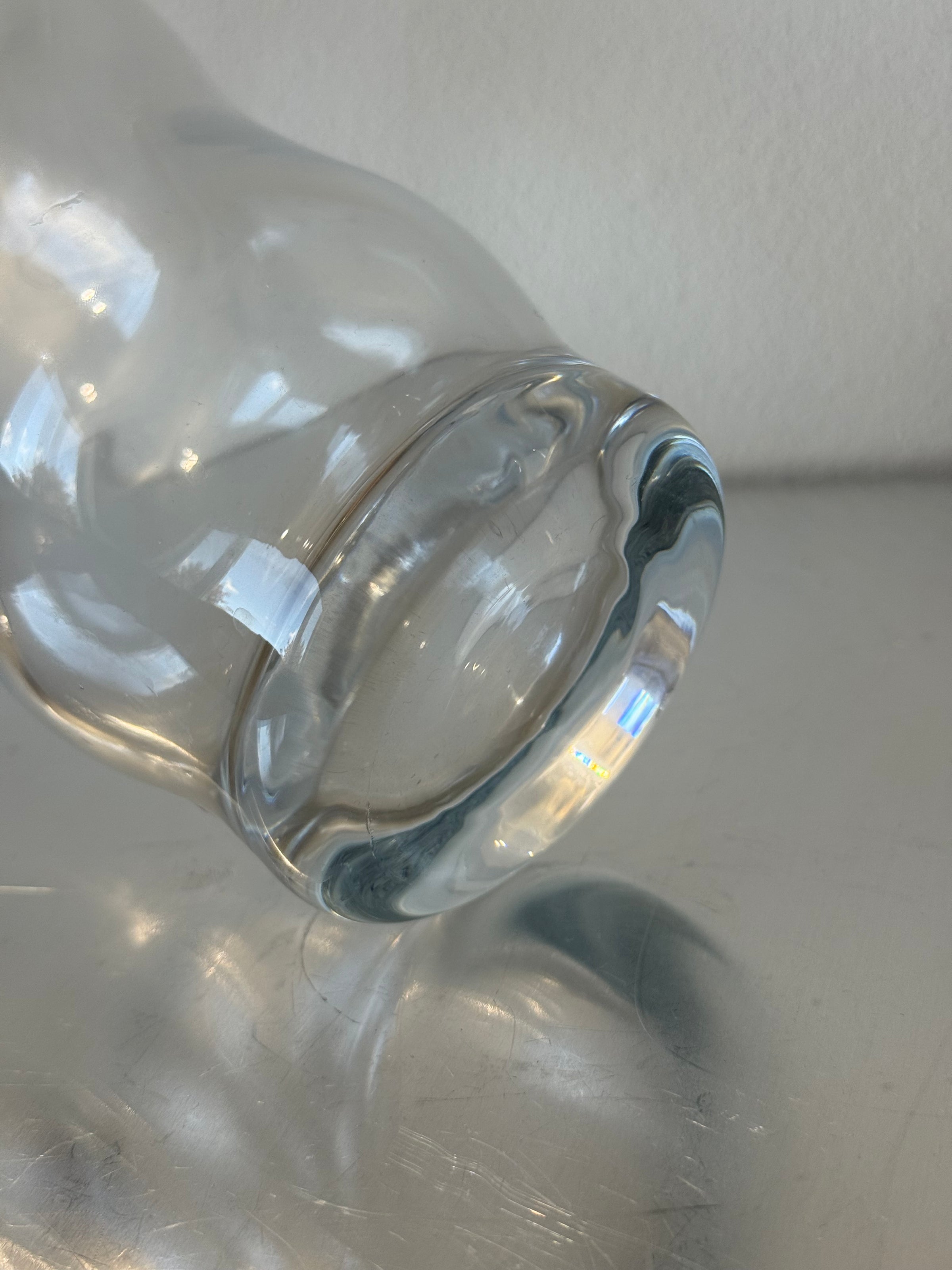 Curved Glass Carafe
