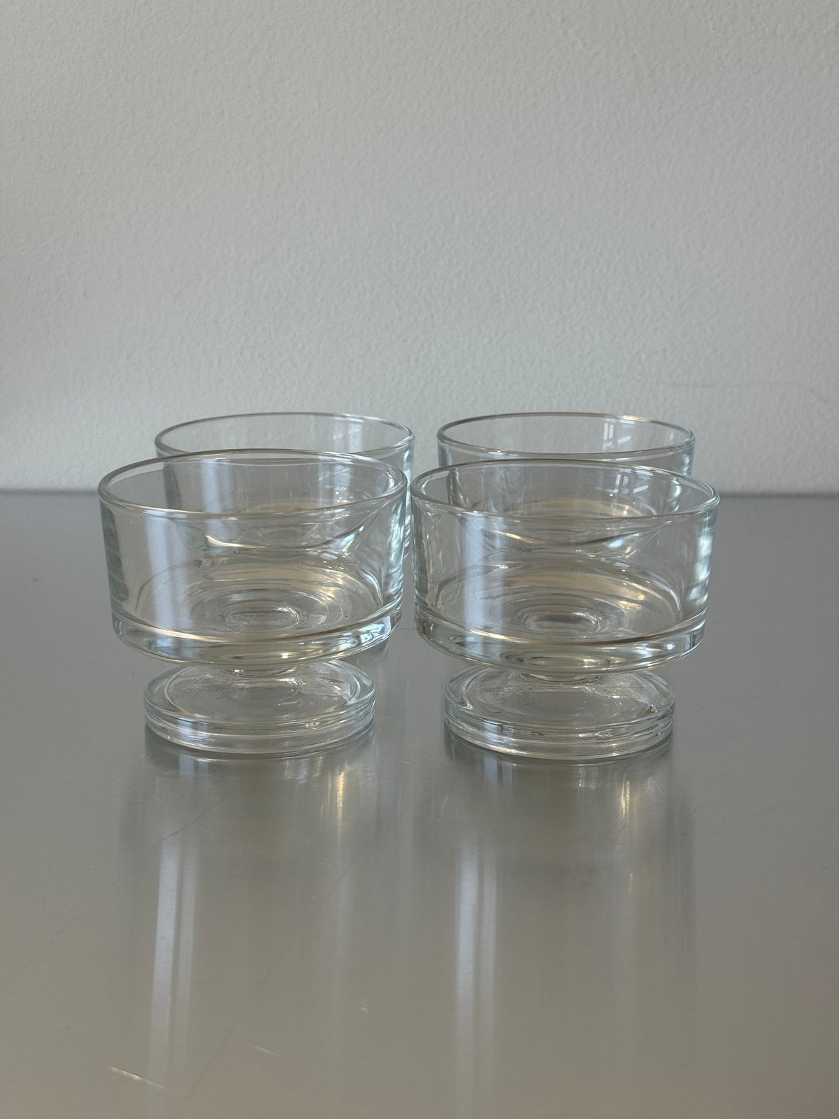 Set of 4 italian cocktail glasses